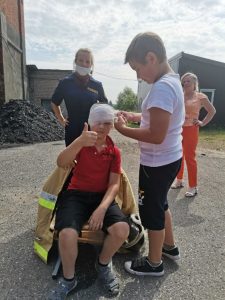 Практическая тренировка по отработке действий при оказании первой помощи при ожогах